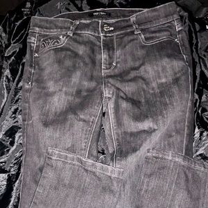 White House Black Market Noir Slim Leg Jeans